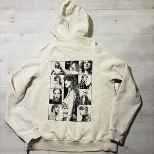 Official Taylor Swift The Eras Tour Beige Hoodie (55219) Size Small